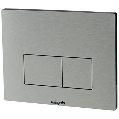 Placa comanda rezervor incastrat Wirquin, dubla comanda, gri, 3/6 l