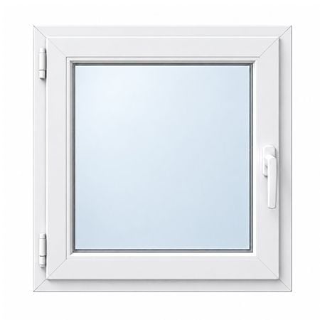 Fereastra PVC Klass, 4 camere, deschidere simpla stanga, alb, 50 x 50 cm