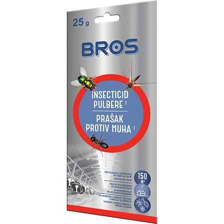 Pulbere anti insecte Bros, pentru interior, 25 grame