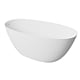 Cada freestanding Marmite BT 0571, compozit mineral, antibacterian, alb, lucios, 157x68x65 cm