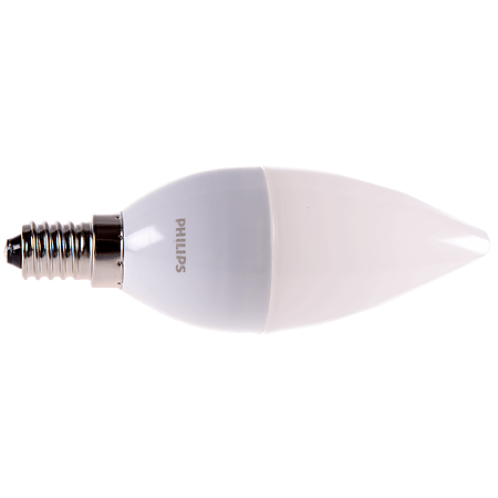 Bec LED Philips CorePro LEDcandle ND 5.5-40W E14 840 B35 FR alb rece