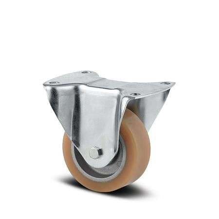 Rola pivotanta fixa, poliuretan, 100 x 40 mm, 250 kg
