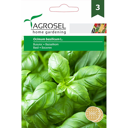 Seminte de busuioc Agrosel, 0.1 g