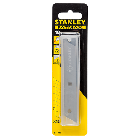 Lame cutter Stanley Fatmax 2-11-718, 18 mm, set 10 bucati