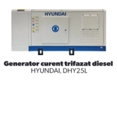 Generator de curent trifazat cu motor diesel HYUNDAI DHY25L