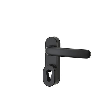 Maner antipanica pentru usi de exterior, aliaj zinc, negru