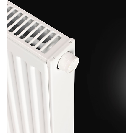 Calorifer otel Purmo Ventil Compact V22, 600 x 800 mm, alb, accesorii incluse