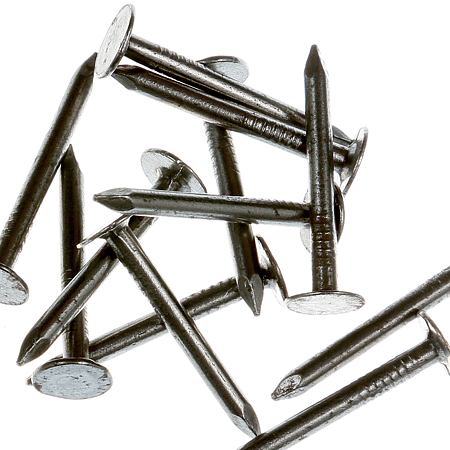 Cuie cap plat pentru tabla, 2 x 20 mm