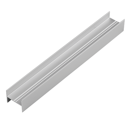 Profil intermediar aluminiu pal - pal, 1 m