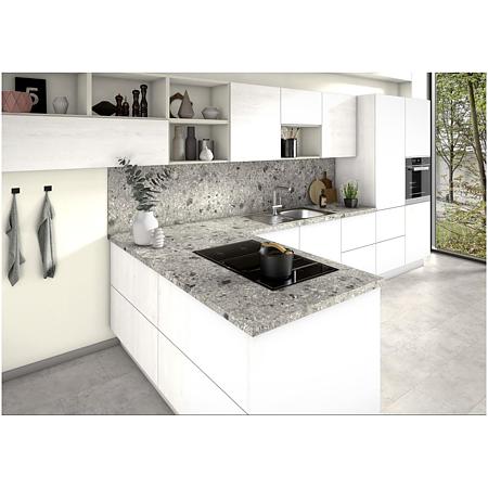  Placa antistropi Egger F030 ST75 / F021 ST75, Travertin Margalida / Terrazzo Triestino gri, 2 fete, 4100 x 640 x 8 mm