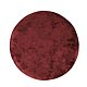 Taburet Ring, inel auriu, catifea bordo E42, rotund, 38 x 38 x 40 cm