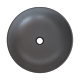 Lavoar rotund SanDonna Circle, compozit granit, gri, 44 x 44 x 13.5 cm