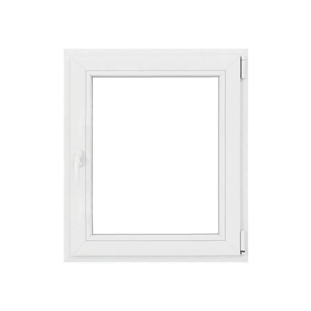 Fereastra PVC, 5 camere, deschidere oscilobatanta, dreapta, alb, 80 x 100 cm