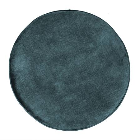 Taburet Ring, inel auriu, stofa turcoaz P13, rotund, 38 x 38 x 40 cm