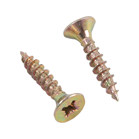Set holsuruburi, cap inecat, otel zincat galben, 5 x 25 mm, 20 bucati