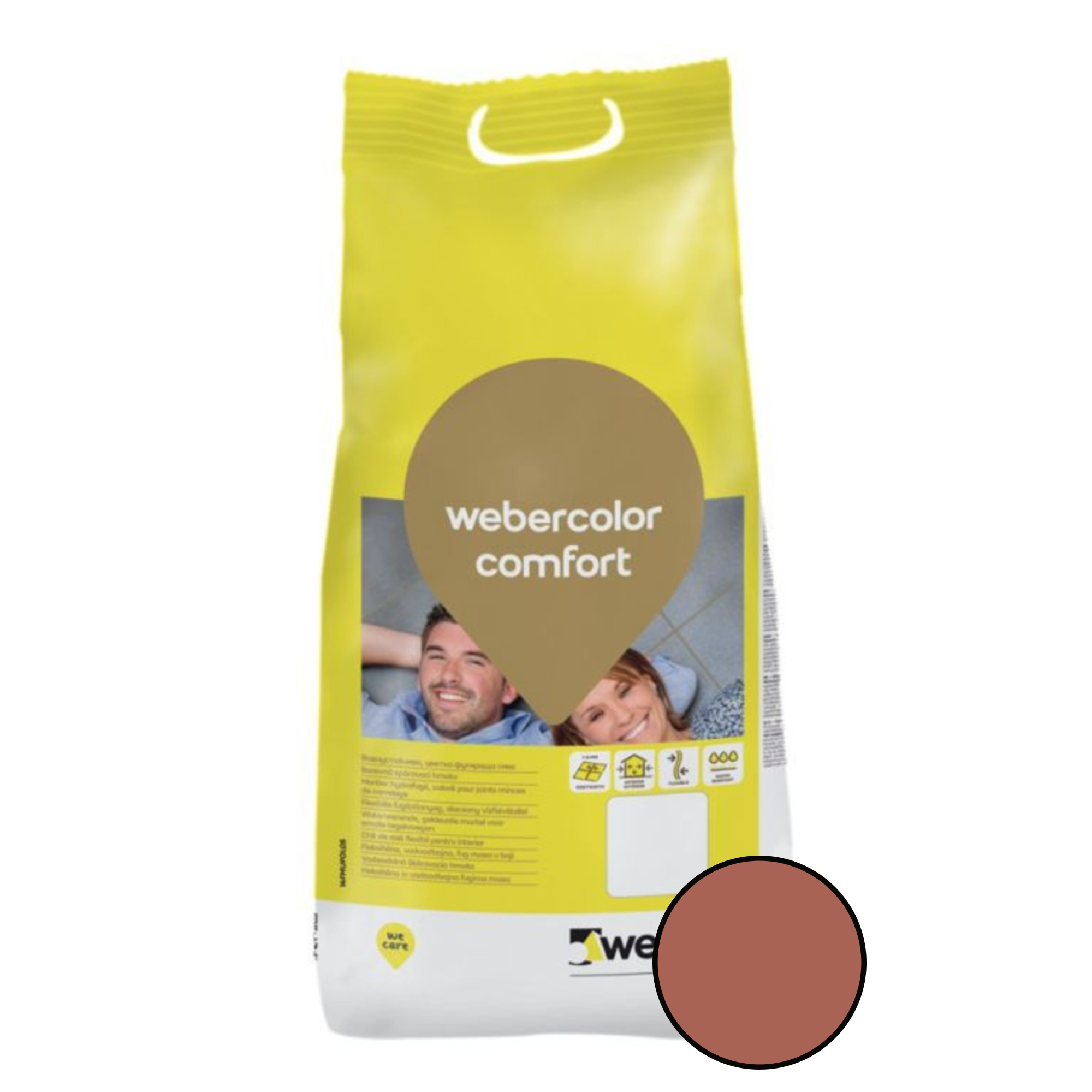 in cat timp se usuca chitul de rosturi Chit de rosturi Weber Color Comfort interior/exterior  Cacao 5Kg