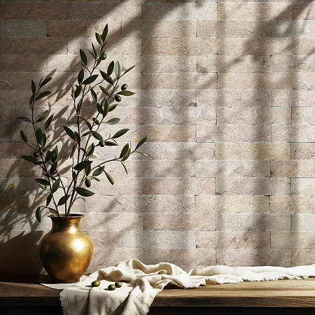 Piatra decorativa naturala Modulo Natimur Crown Pearl, exterior/interior, gri, 30 x 7 x 1,5 cm