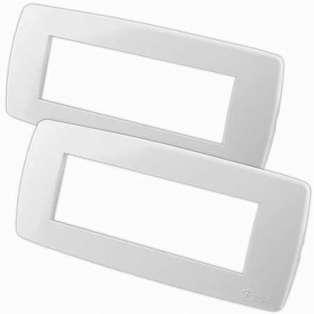 Rama decor cu sase module alb Esperia