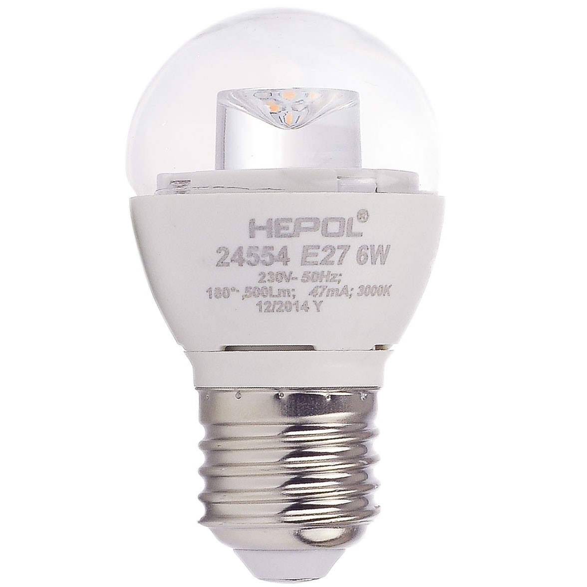 Bec Led Sferic E27 6 W Hepol