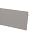 Profil de inchidere Shadow Gap SET S77, tip plinta, aluminiu, compatibil banda LED, alb, 80 x 3000 mm