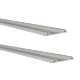 Profil dublu de rulare inferior pentru sistem de glisare PKL 80, material aluminiu, lungime 3 m, dimensiuni 50 x 6 mm