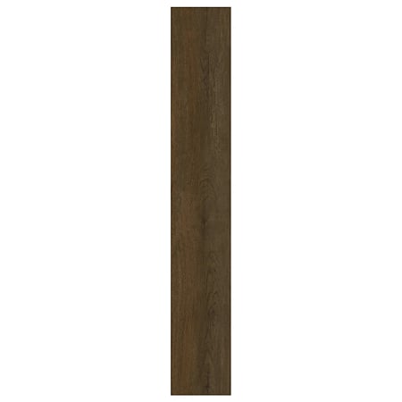 Pardoseala SPC 4+1 mm Alisa Brown 8001, nuanta inchisa, maro, lemn, clasa de trafic 32, click unilin 2G, folie izolatoare atasata, 1220 x 180 mm