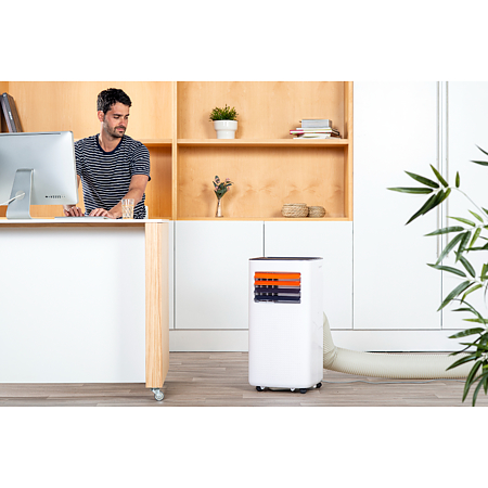 Aer conditionat portabil Taurus Temp Design Plus, 9000 BTU, 350 m³/h, 4 moduri, 2.6 KW