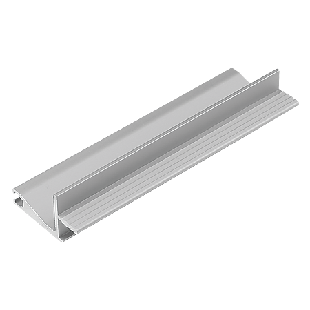 Profil de capat din aluminiu Gola, finisaj anodizat mat, 4 m
