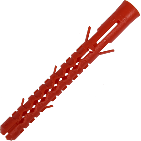 Diblu din nylon pentru caramida cu goluri, rosu, 10 x 90 mm