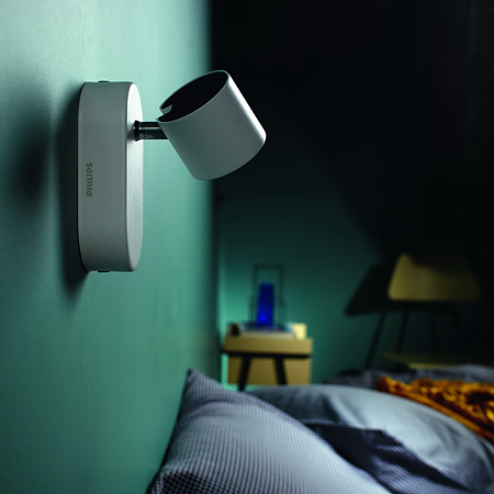 Spot led Philips Star ,170 lm, aluminiu, alb