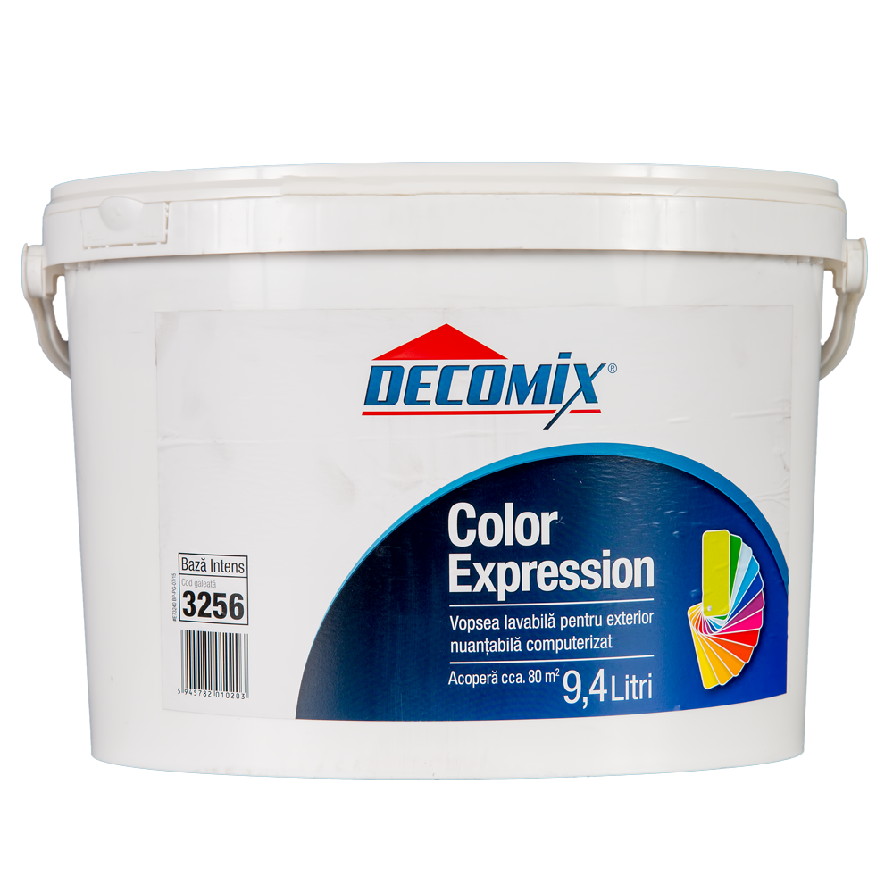 Vopsea lavabila exterior Decomix Color Expression, Baza Intens, 9.4 l 9.4