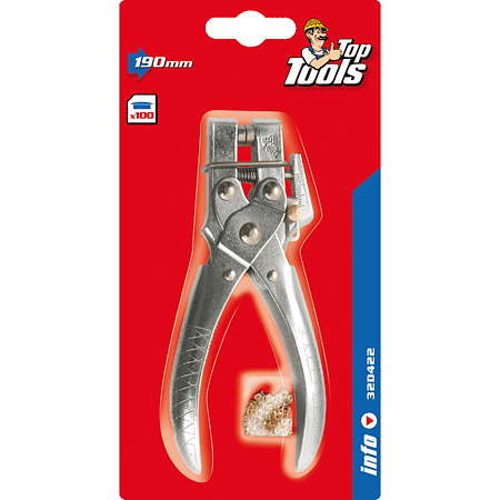 Cleste pentru capse Top Tools, 165 mm Cleste pentru capse Top Tools, 165 mm