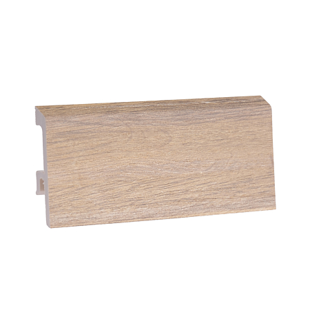 Plinta pardoseala Duflex stejar Victorian 902, polimer flexibil, rezistenta la apa, 2000 x 80 x 18 mm