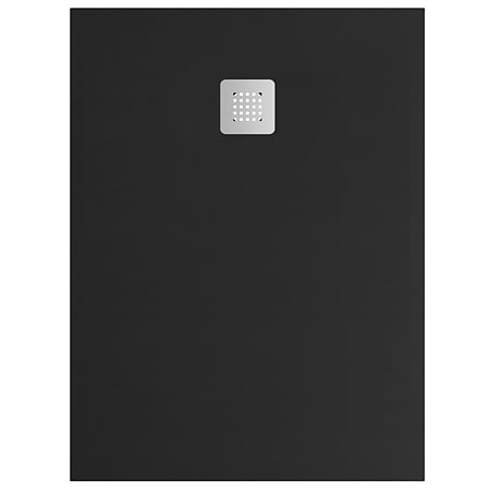 Cadita de dus Marmite, compozit, negru, dreptunghiulara, 1200 x 900 x 32 mm