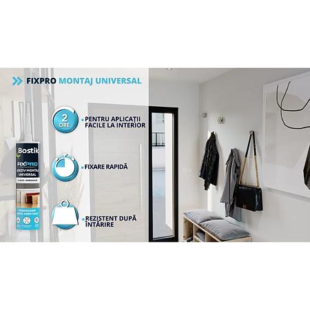 Adeziv montaj universal Bostik Universal Fixpro, 280 ml