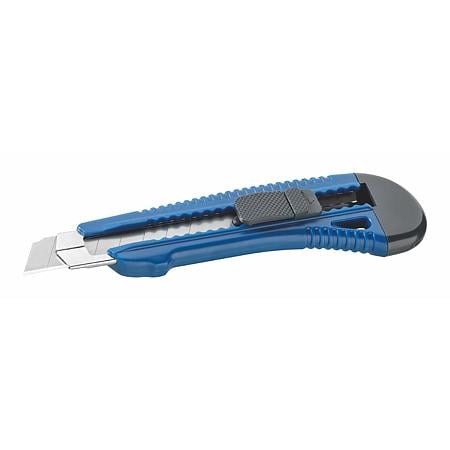 Cutter universal Color Expert, albastru/negru, plastic, 18 mm