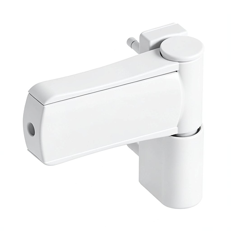 Balama 3D pentru usa din PVC, aluminiu, 14-18 mm, 105 mm, alb RAL 9016