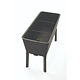 Jardiniera cu picioare Keter, plastic, gri, 120 l