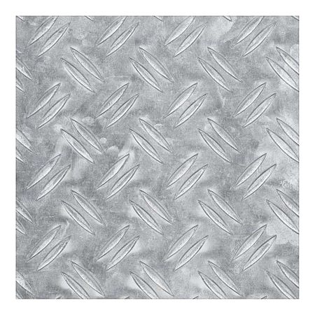 Tabla aluminiu striata AL NATUR, 120 x 1000 x 1.5 mm 