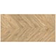 Gresie portelanata exterior/interior KAI Tilia brown, rectificata, tip chevron, mat, decor lemn, maro, 60 x 120 cm