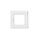 Fereastra PVC, 5 camere, deschidere oscilobatanta, dreapta, alb, 50 x 50 cm 
