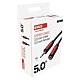 Cablu audio Jack stereo Emos, tata - mama 3.5 mm, 5 m
