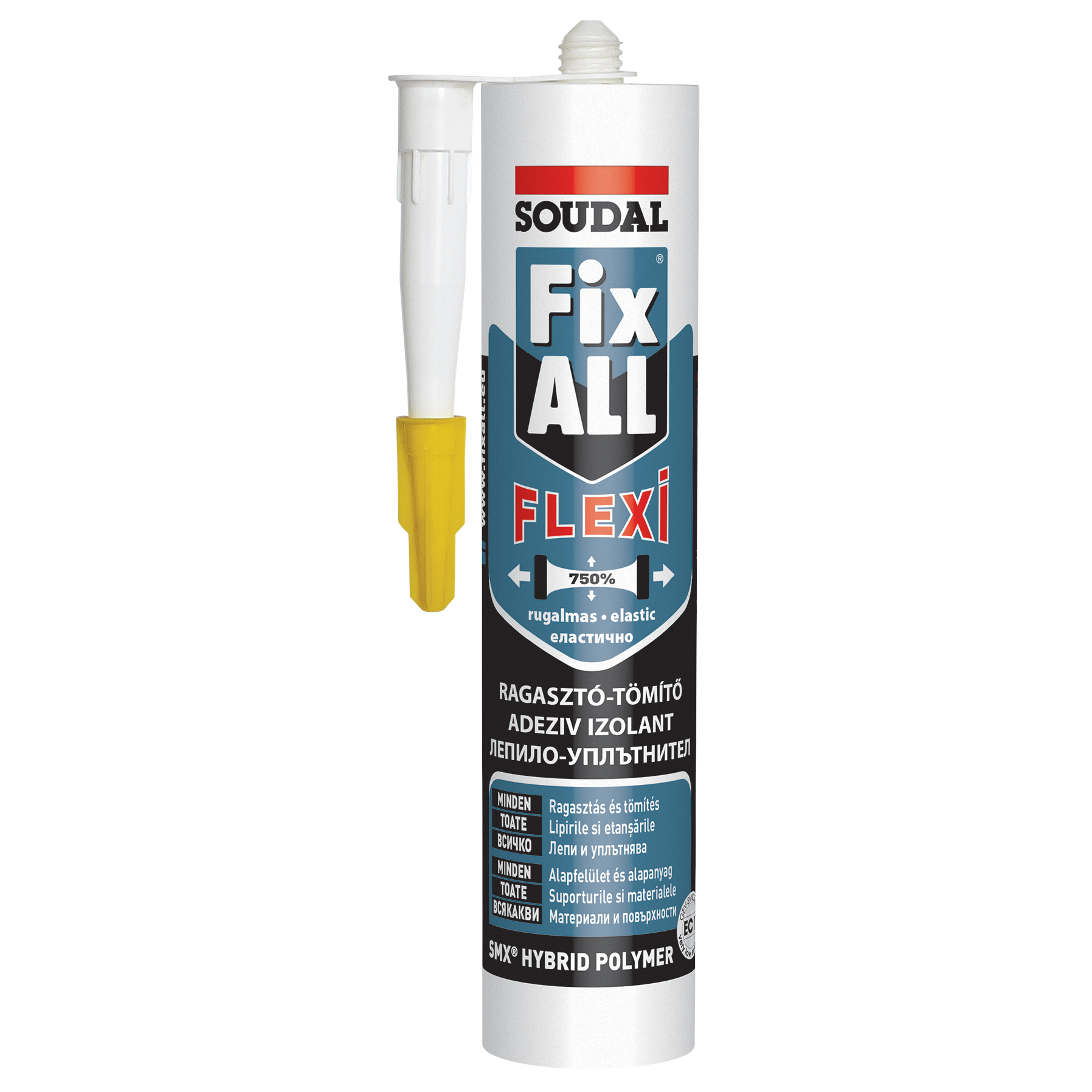 Adeziv Soudal Fix All Flexi, negru, 290 ml