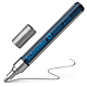Marker permanent Schneider, varf rotund, 3 mm, cu vopsea argintie Marker permanent Schneider, varf rotund, 3 mm, cu vopsea argintie