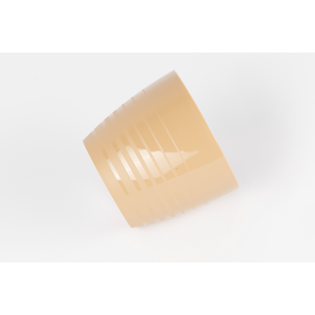 Masca ghiveci Harplast Silvia, plastic, cappucino, diametru 13 cm, 12.6 cm