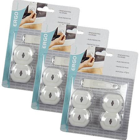 Protectie prize, pentru copii, alb, 32 x 32 x 21 mm, 4 bucati