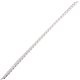 Franghie din polipropilena, tesuta, 6 mm, alb