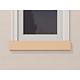 Solbanc decorativ exterior FP218, polistiren EPS 100, 135 x 50 x 2000 mm