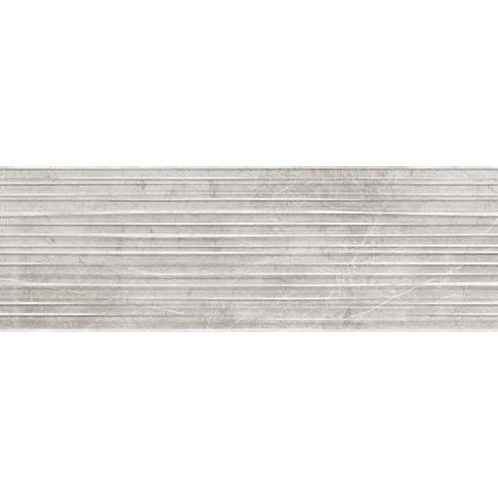 Faianta baie Kai Silver Lines Grey, gri, lucios, aspect de marmura, 75.5 x 25.5 cm