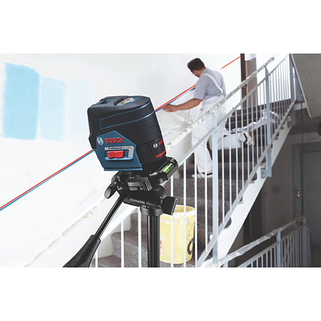 Nivela cu laser si linii Bosch Professional GLL 2-50, 20 m, autonivelare, stativ